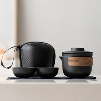 便攜陶瓷旅行茶具組