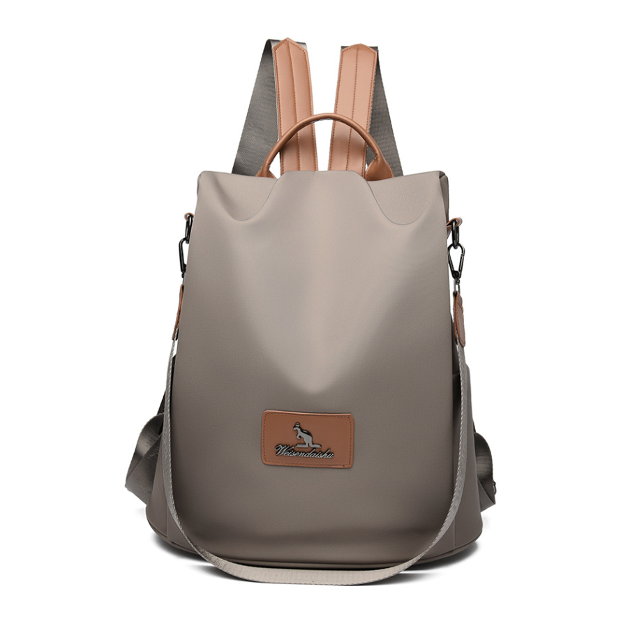 時尚牛津布防盜後背包