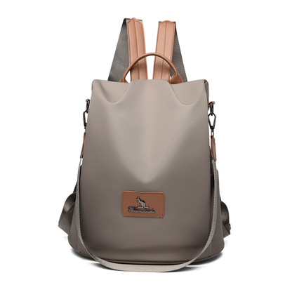 時尚牛津布防盜後背包