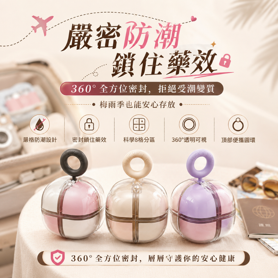 磁吸精靈球便攜藥盒 [PBX02]