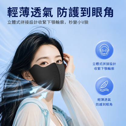 3D冰絲防曬口罩