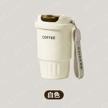 不鏽鋼雙飲咖啡杯