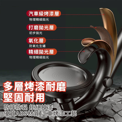 360度旋轉增壓蓮蓬頭