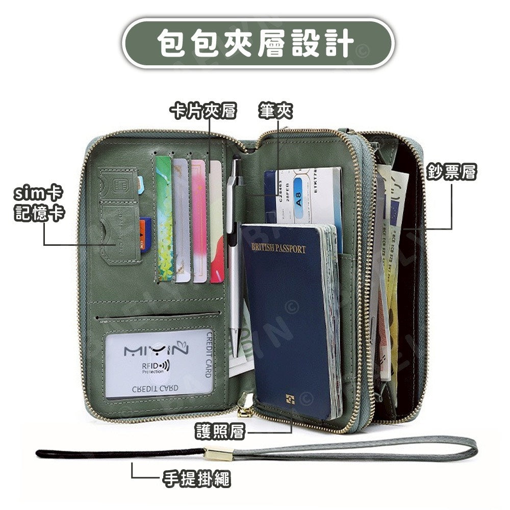 RFID大容量護照包