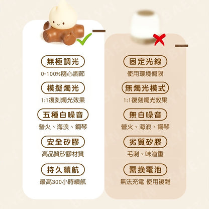 火堆小夜燈