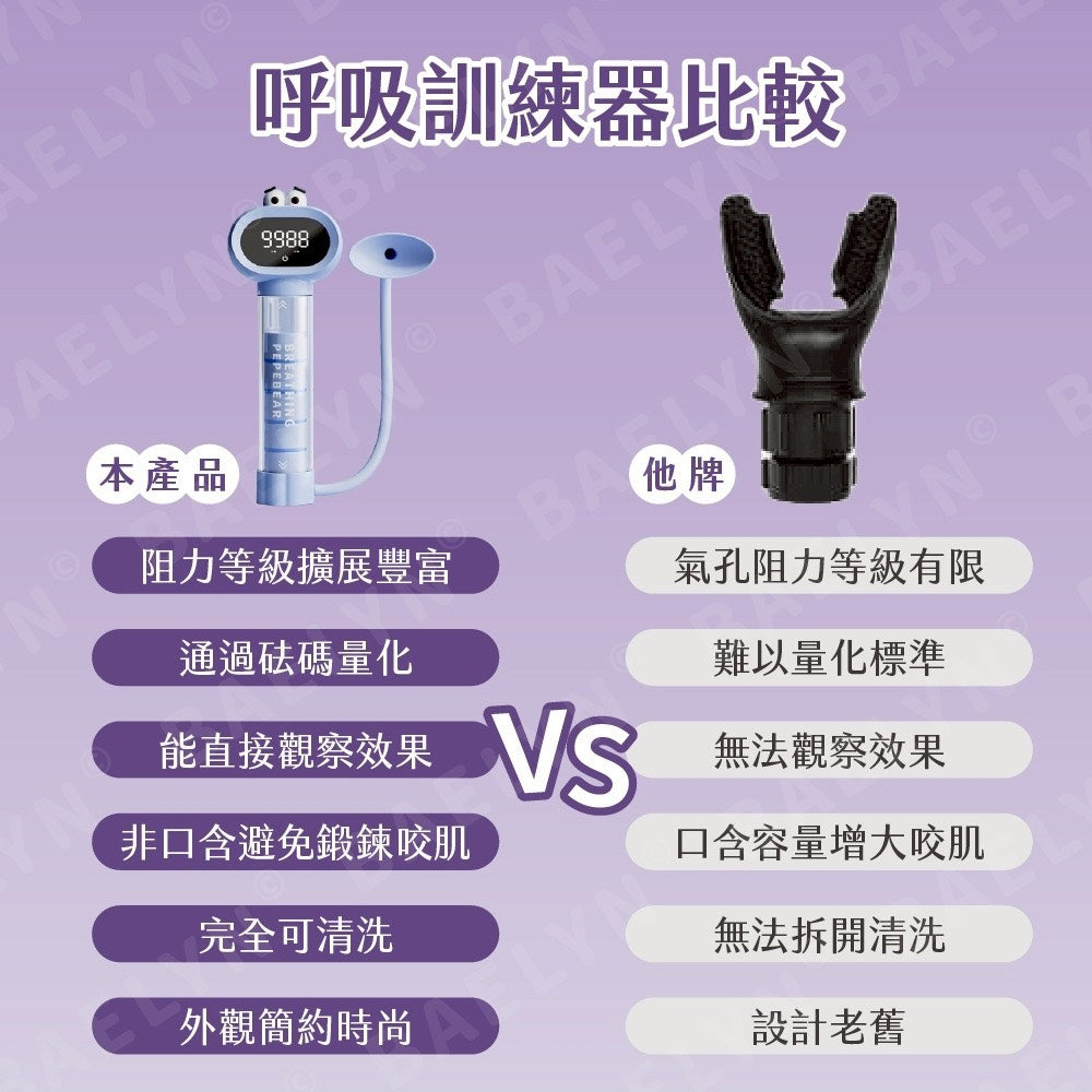 呼吸啞鈴訓練器
