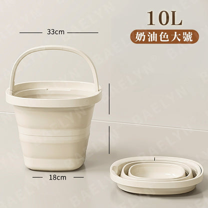 多功能手提摺疊水桶