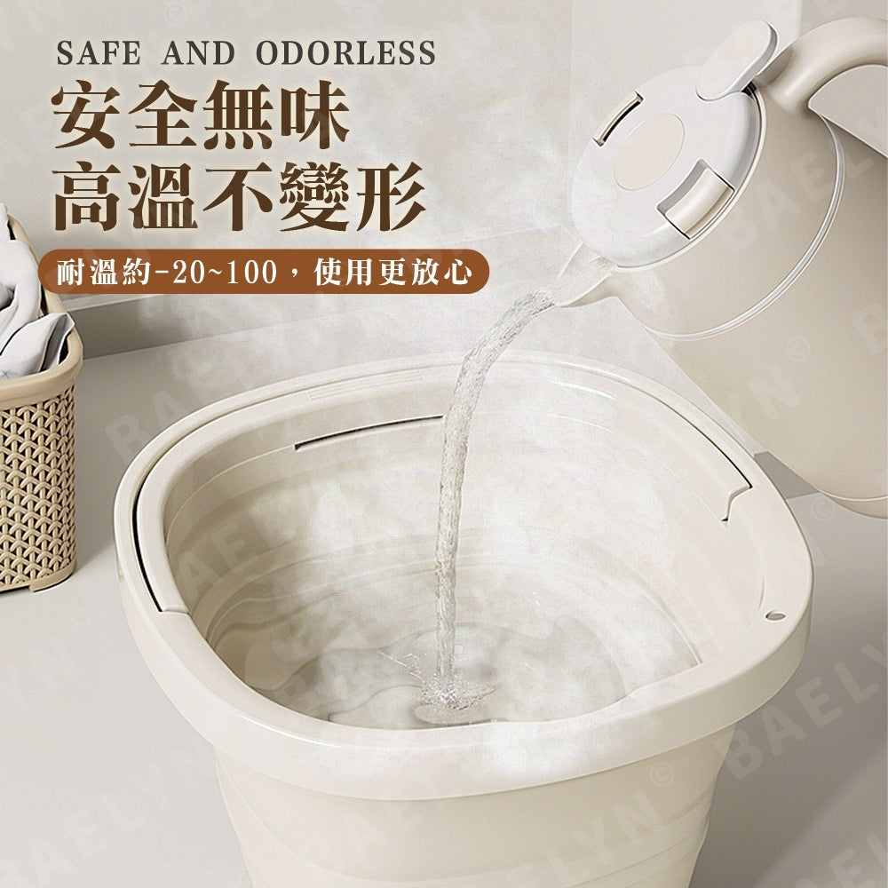 多功能手提摺疊水桶