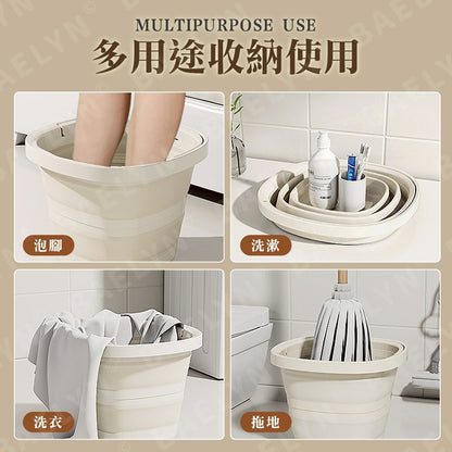 多功能手提摺疊水桶