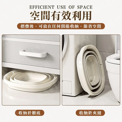 多功能手提摺疊水桶