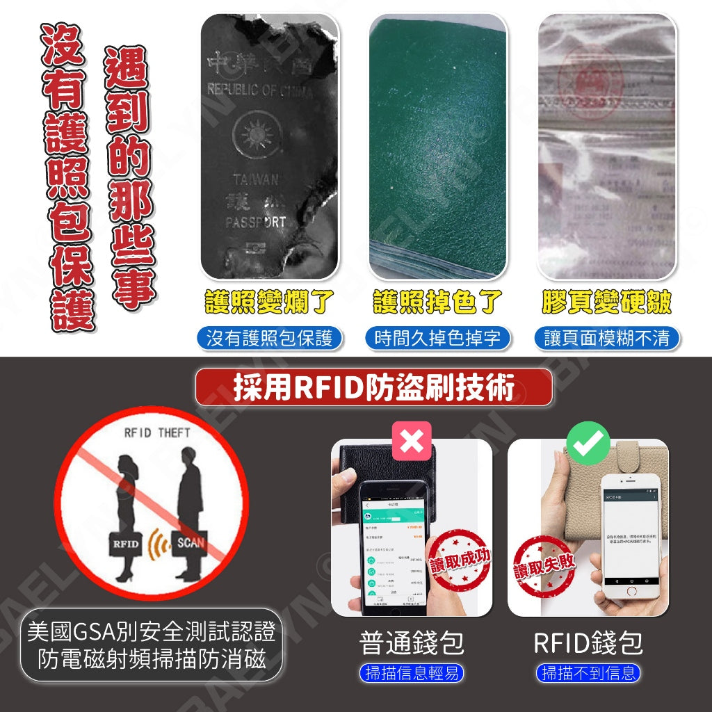 新款多功能護照套