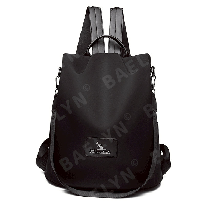 時尚牛津布防盜後背包