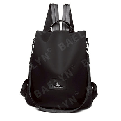 時尚牛津布防盜後背包